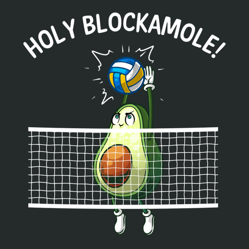 Funny Volleyball For Men Women Holy Guacamole Player Blocker Pullover Women's Triblend Scoop T-shirt by alanacaro | Artistshot