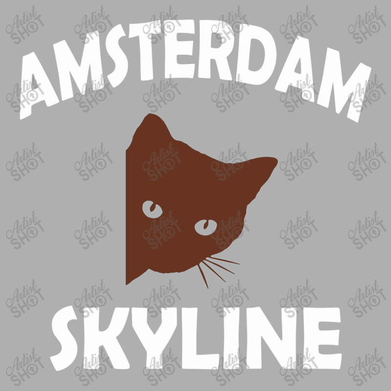 Amsterdam Skyline Cat Ladies Fitted T-Shirt by Harjaya Elon | Artistshot