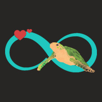 Turtle T  Shirt Infinity Love Sea Turtle Lover Ocean Animal Turtle T Ladies Fitted T-shirt | Artistshot