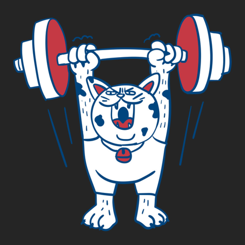 Cat Weightlifter Lifting A Barbell Unisex Hoodie by Rich.Collection | Artistshot