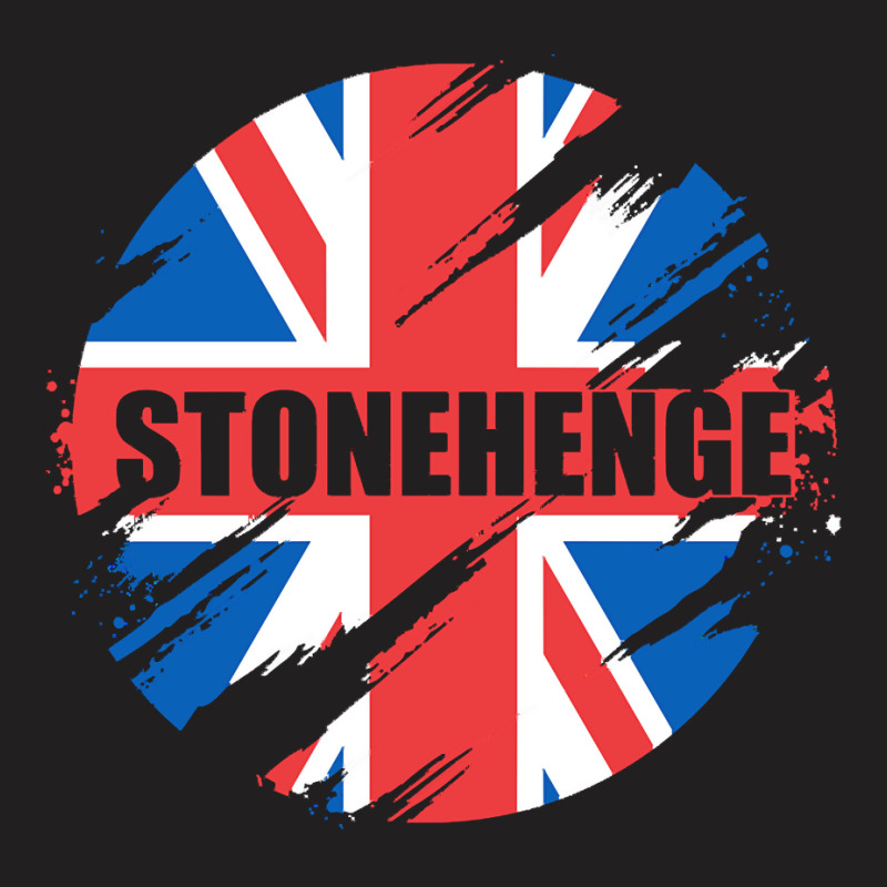 Union Jack T  Shirt Stonehenge British Flag England U K Britain Union T-shirt | Artistshot