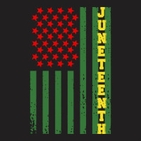 Juneteenth Flag Wavy T  Shirt Juneteenth Flag T  Shirt T-shirt | Artistshot