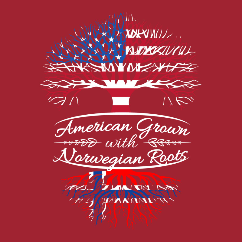 American Grown With Norwegian Roots Long Sleeve Shirts | Artistshot