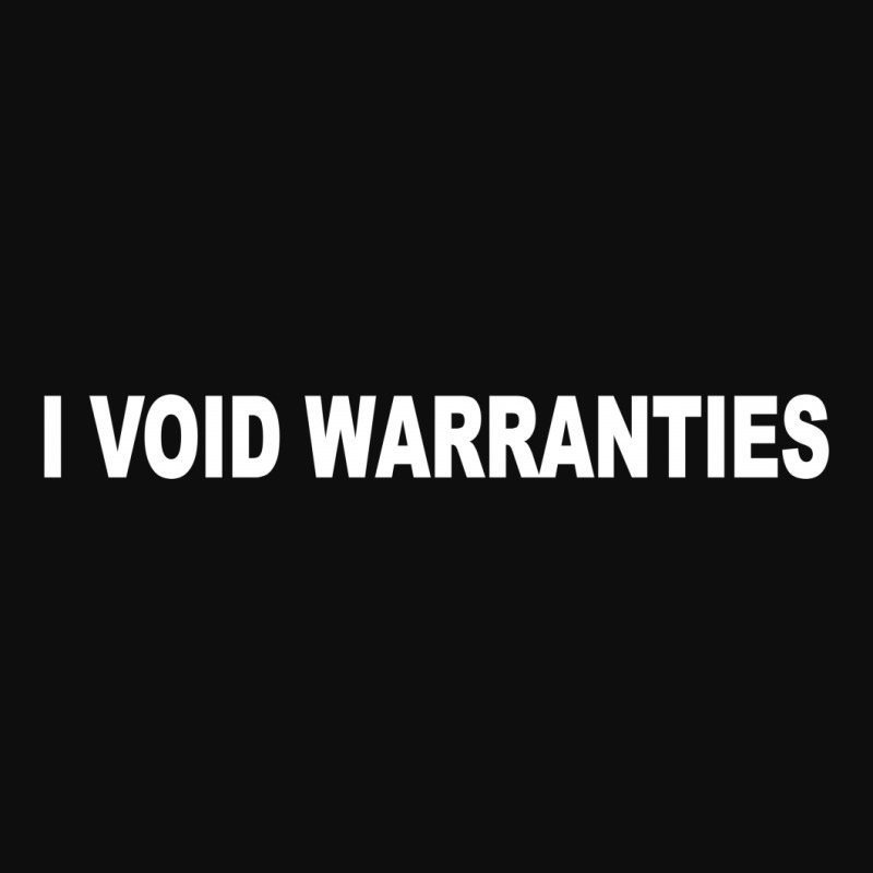 I Void Warranties Crop Top by nbobatiga | Artistshot