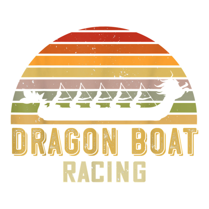 Vintage Retro Dragon Boat Racing Striped Sunset Graphic T Shirt Long Sleeve Baby Bodysuit by sosieclaton | Artistshot