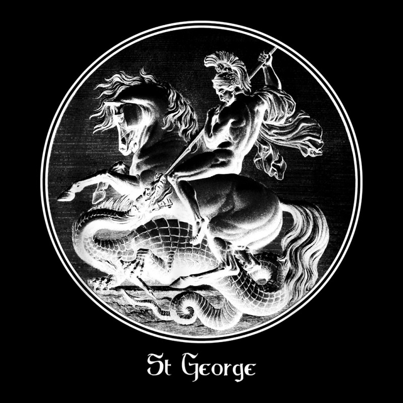 St. George And The Dragon Crusades Soldier Saint T Shirt Cropped Hoodie | Artistshot