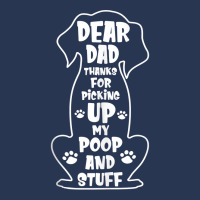 Dear Dad Thanks For Picking Up My Poop Happy Fathers Day Dog Tank Top Men Denim Jacket | Artistshot