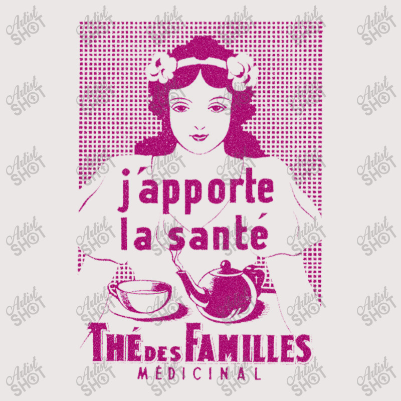 Thé Des Familles Vintage French Tea Ad Design Pocket T-shirt | Artistshot