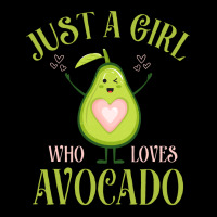 Avocado Fresh Organic Lover Just A Girl Who Loves Avocado Long Sleeve Men's Long Sleeve Pajama Set | Artistshot