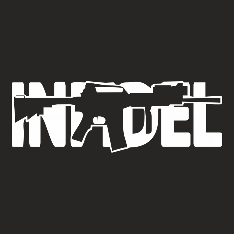 Infidel Ar 15 Front  Us Army Rifle Gun Cost Of Ammo Funny Assault Rifl Ladies Fitted T-Shirt by nbobatiga | Artistshot