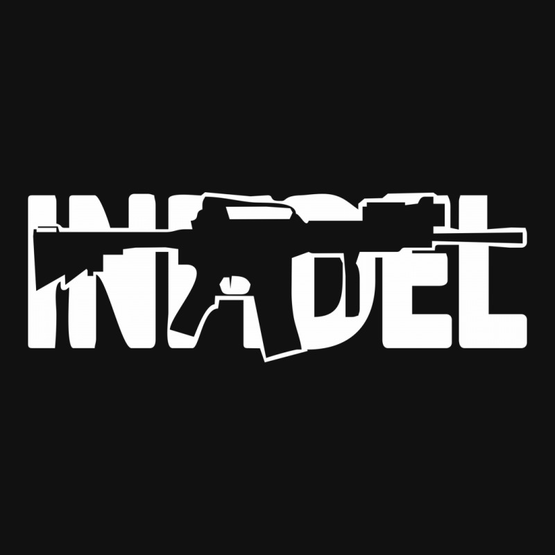 Infidel Ar 15 Front  Us Army Rifle Gun Cost Of Ammo Funny Assault Rifl Baby Bibs by nbobatiga | Artistshot