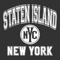 Staten Island New York Nyc Varsity Style Pink W White Print T Shirt Baby Bodysuit | Artistshot