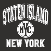 Staten Island New York Nyc Varsity Style Pink W White Print T Shirt Champion Hoodie | Artistshot