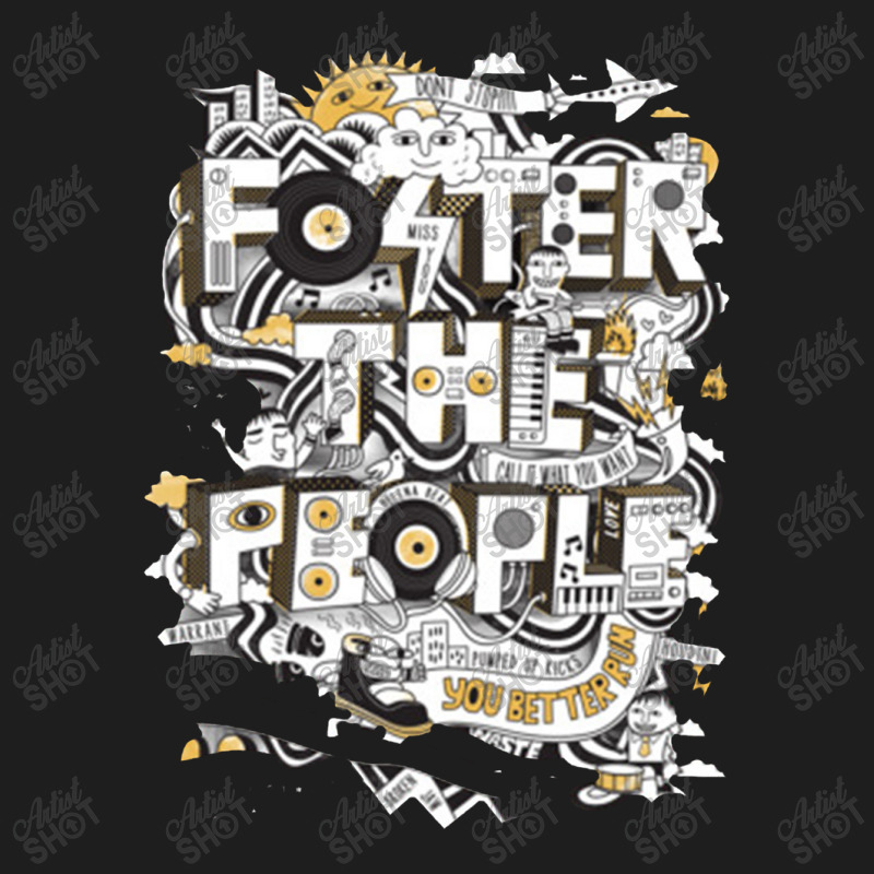 Foster The People Classic T-shirt by literworart | Artistshot