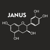 Janus Molecule Funny Retro Tv Utopia Fashion Science Series Ladies Fitted T-shirt | Artistshot