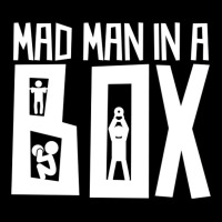 Mad Man In A Box V-neck Tee | Artistshot
