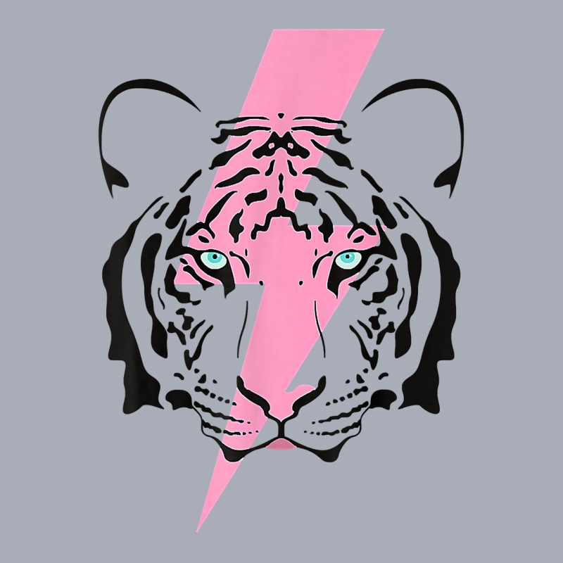 Tiger And Hot Pink Lightning Bolt T Shirt Tank Dress by ZaraeTrullinger | Artistshot