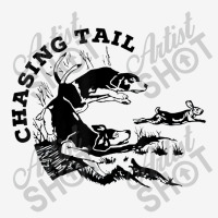 Rabbit Hunter Beagles Chasing Tail Hunting Cottontail Oval Patch | Artistshot