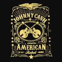 Johnny Cash American Rebel Crop Top | Artistshot