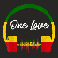 Rasta Reggae Music Headphones Jamaican Pride T Shirt Ladies Fitted T-shirt | Artistshot