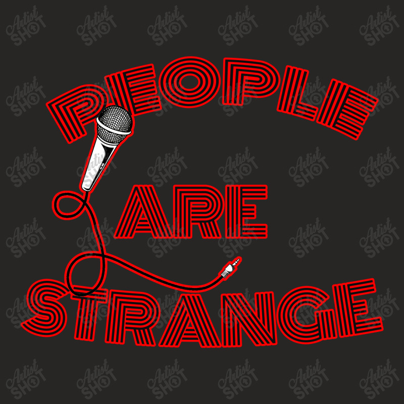 People Are Strange Ladies Fitted T-Shirt by zig street | Artistshot