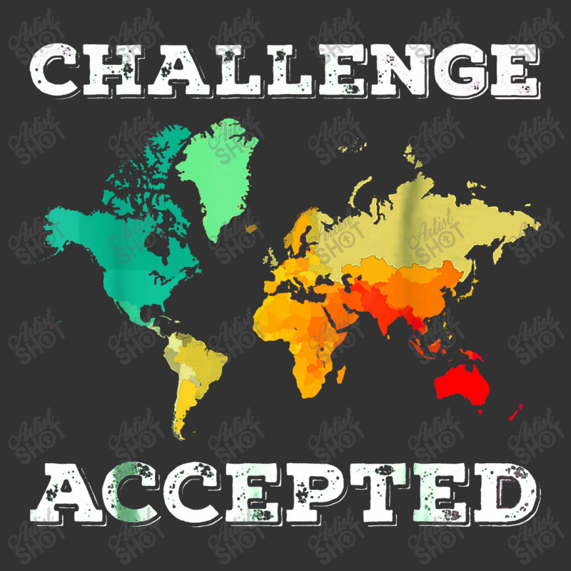 Challenge Accepted Map Travel World Traveler Baby Bodysuit | Artistshot