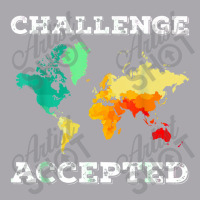 Challenge Accepted Map Travel World Traveler Youth 3/4 Sleeve | Artistshot