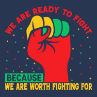 Juneteenth Gifts T  Shirt We Are Not Ready To Fight   Afro American Pr Men Denim Jacket | Artistshot