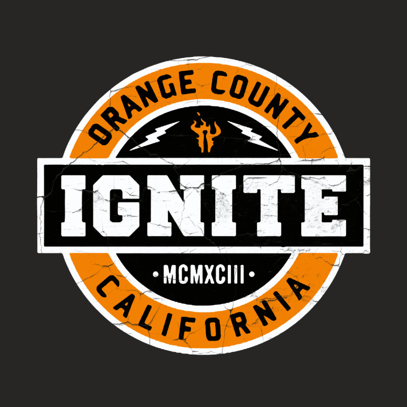 Ignite Orange County California Ladies Fitted T-Shirt by Hot pictures | Artistshot