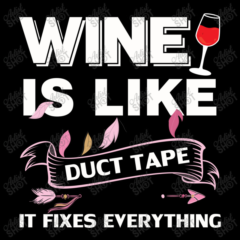 Wine Is Like Duct Tape It Fix Everything Men's Long Sleeve Pajama Set by cogentprint | Artistshot