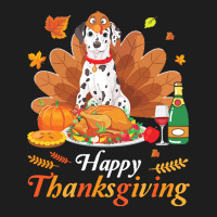 Dalmatian Happy Thanksgiving Christmas T  Shirt Dalmatian Turkey Costu Classic T-shirt | Artistshot