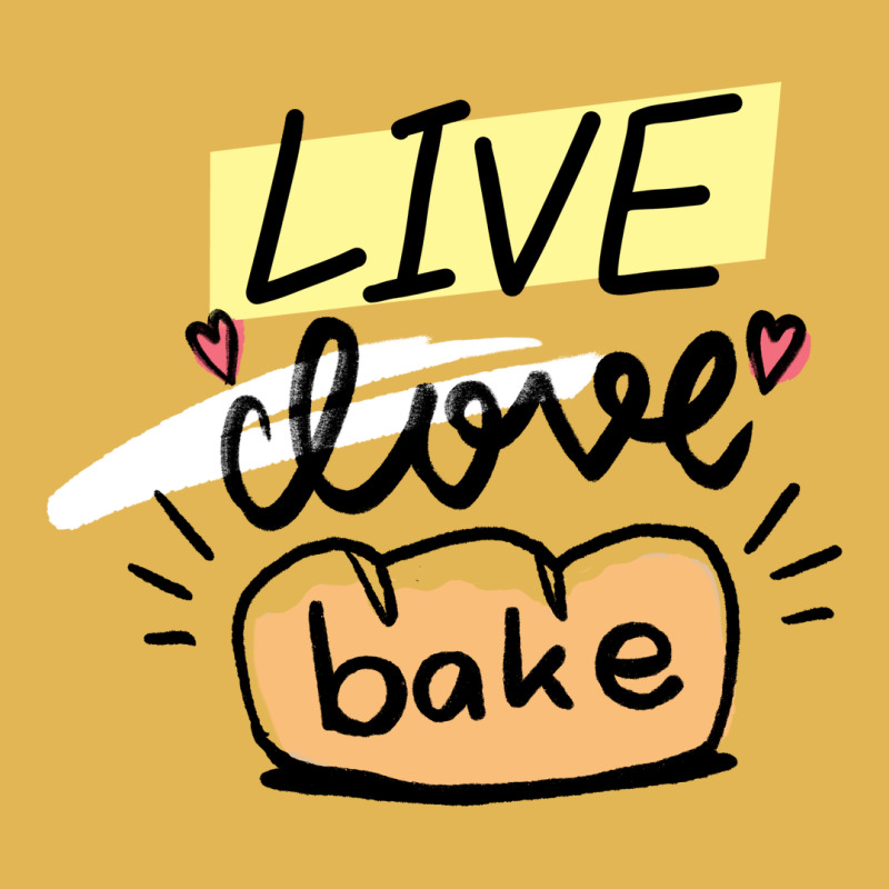 Live Love Bake Typography Vintage Hoodie And Short Set by Rich.Collection | Artistshot