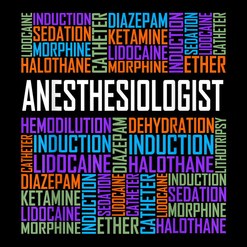 Anesthesiologist Words Gift Anesthesia Doctor Gifts T Shirt Adjustable Cap | Artistshot