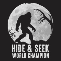 Bigfoot T  Shirt Retro Bigfoot Hide & Seek World Champion 10 T-shirt | Artistshot