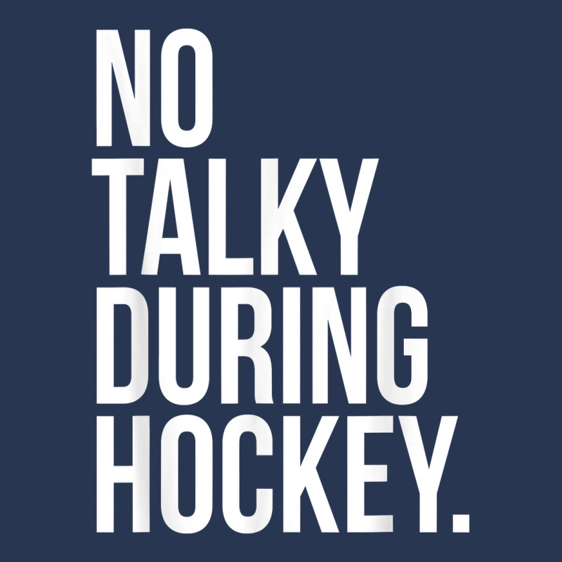 No Talky During Hockey Funny Tv Sport Fan Game Jaoke T Shirt Men Denim Jacket | Artistshot