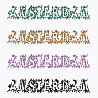 Amsterdam Graffiti Lettering Netherlands T-shirt | Artistshot