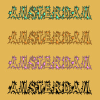 Amsterdam Graffiti Lettering Netherlands Vintage Hoodie And Short Set | Artistshot