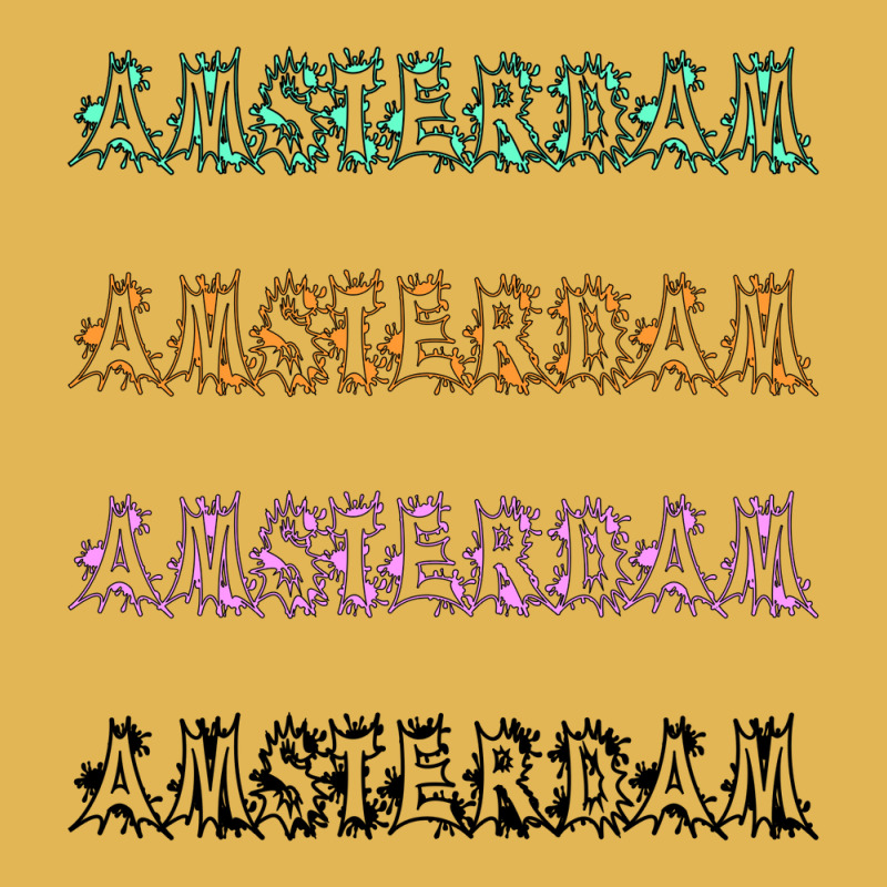 Amsterdam Graffiti Lettering Netherlands Vintage Hoodie And Short Set by MR.MeeD | Artistshot