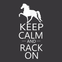 Keep Calm & Rack On  Racking Gaited Saddle Horse T Shirt Ladies Curvy T-shirt | Artistshot