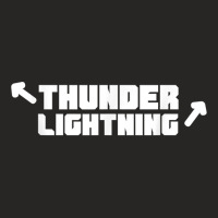 Thunder And Lightning Muscle And Workout Shirt Ladies Fitted T-shirt | Artistshot