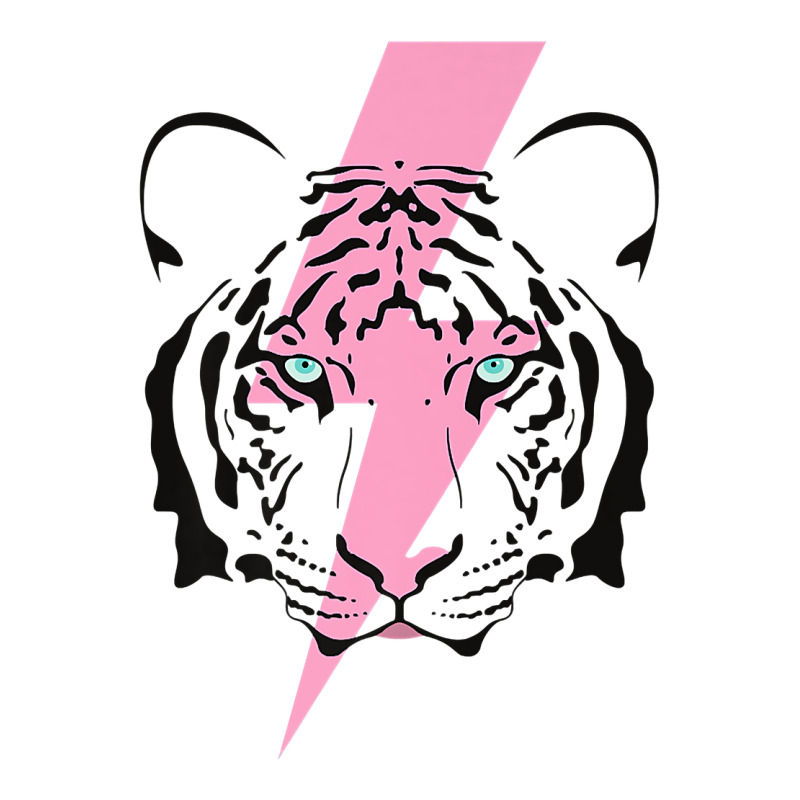 Tiger And Hot Pink Lightning Bolt Premium T Shirt Long Sleeve Shirts by SchonbergerKamile | Artistshot