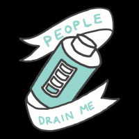 People Drain Me V-neck Tee | Artistshot