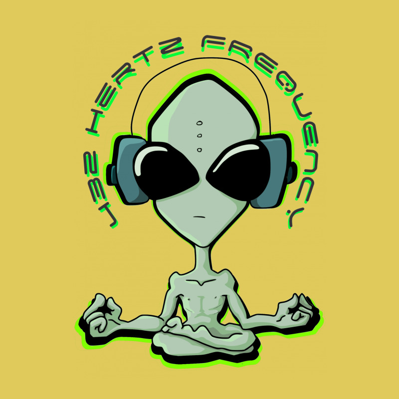 Meditation Alien Ladies Fitted T-Shirt by New Vibes | Artistshot