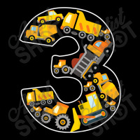 Kids 3rd Birthday Bulldozer Truck Excavator 3 Year Old Boy Kids T Shir Women's V-neck T-shirt | Artistshot