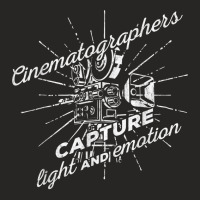 Cinematographers Capture Light And Emotion   Camera T Shirt Ladies Fitted T-shirt | Artistshot