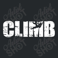 Cool Distressed Climbing For Climbers Crewneck Sweatshirt | Artistshot