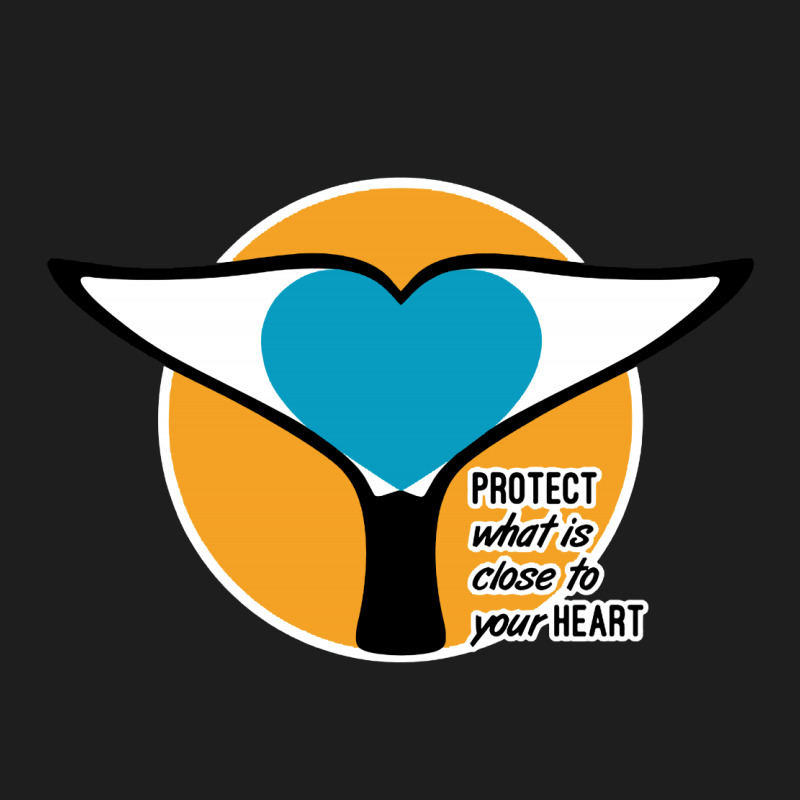 Whale Tail Heart  Protect Classic T-shirt | Artistshot