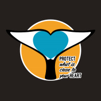 Whale Tail Heart  Protect Tank Top | Artistshot