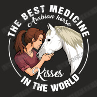 Horse Horses Arabian Horse Kisses Best Medicine In The World Horse Rid Ladies Fitted T-shirt | Artistshot