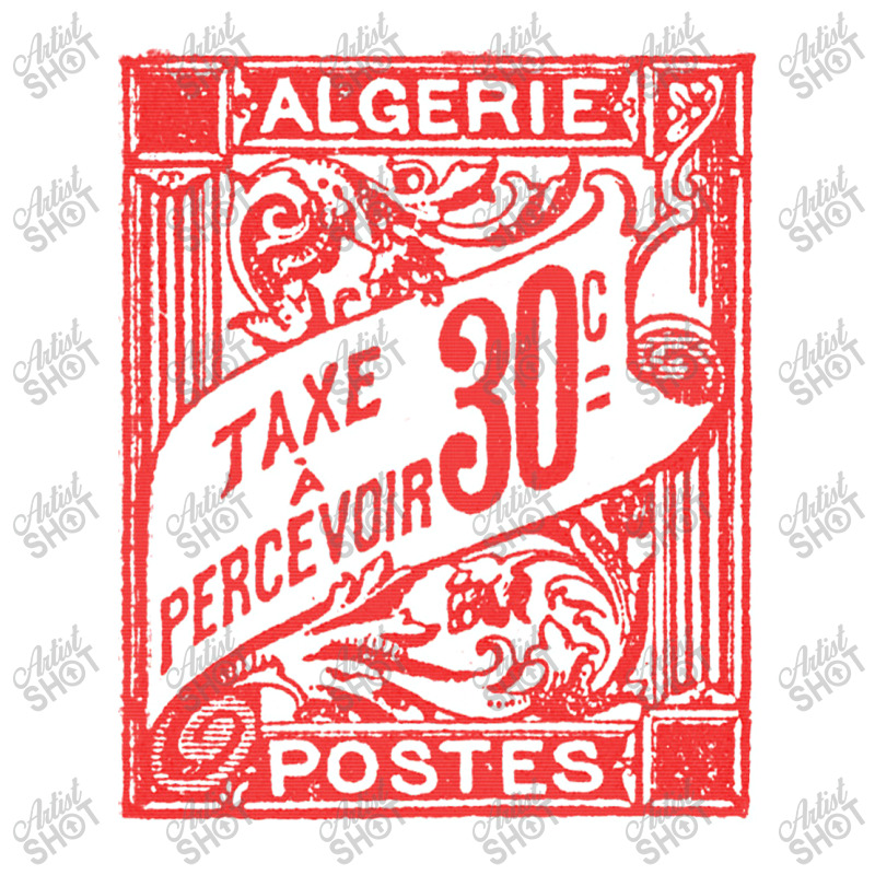 Vintage Algeria Postage Stamp Design Women's V-Neck T-Shirt by sabitung | Artistshot